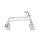 Hyeai Santa Fé 4x4 – DM terminali di scarico destra/sinistra – 2x88x79 ty (Cod. F-HY122000-664)