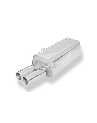 Audi 80 Tipo B4 berlina & Avant Silenziatore posteriore Ø63,5mm – 2x76 Tipo 12 (Cod. F-AU013012-0