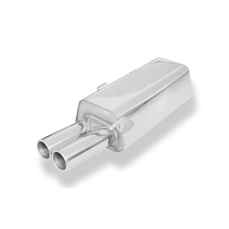 Audi 80 Tipo B4 berlina & Avant Silenziatore posteriore Ø63,5mm – 2x76 Tipo 12 (Cod. F-AU013012-0