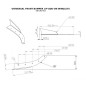 UNIVERSAL paraurti anteriore LIP ADD-ON WINGLETS (Cod. M-UN-CNC-FD1A)