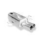 Audi 80 Tipo B4 Silenziatore posteriore Ø63,5mm – 2x70 Tipo 10 (Cod. F-AU013012-006)