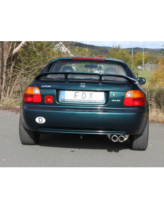 Honda CRX III Silenziatore posteriore – 2x76 Tipo 13 (Cod. F-HO011032-068)