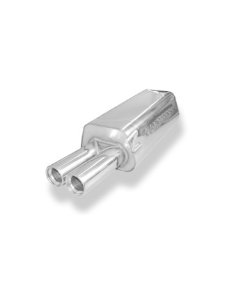 Audi 80 Tipo B4 berlina & Avant Silenziatore posteriore Ø63,5mm – 2x (Cod. F-AU013012-068)
