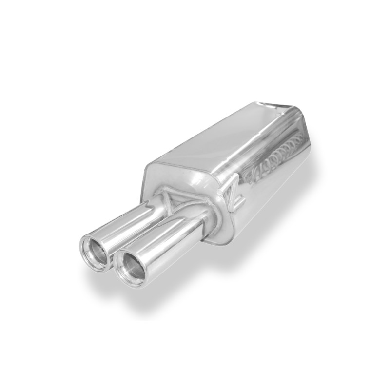 Audi 80 Tipo B4 berlina & Avant Silenziatore posteriore Ø63,5mm – 2x (Cod. F-AU013012-068)