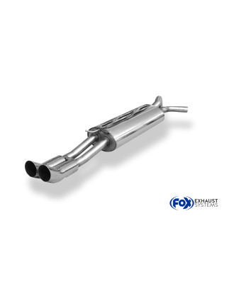 Skoda Octavia Tipo 1U Silenziatore posteriore – 2x76 Tipo 18 (Cod. F-SK060002-166)