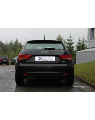 Audi A1 8X Silenziatore posteriore – 2x90 Tipo 16 (Cod. F-AU140051-132)