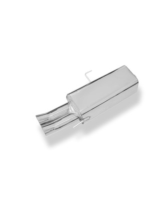 Audi 80 Tipo B4 Silenziatore posteriore Ø63,5mm – 2x76 Tipo 18 (Cod. F-AU013012-166)