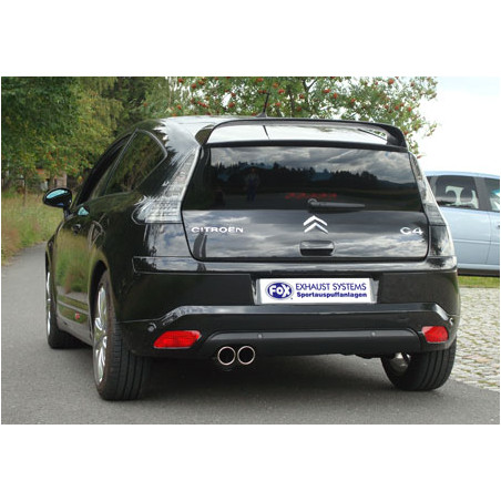 Citroen C4 coupé Silenziatore posteriore – 2x80 Tipo 13 (Cod. F-CI140001-070)