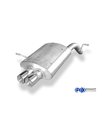Peugeot 407 – 2,0l 16V Silenziatore posteriore – 2x80 Tipo 13 (Cod. F-PE042012-070)