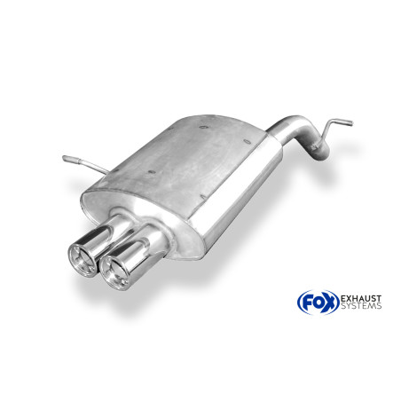 Peugeot 407 – 2,0l 16V Silenziatore posteriore – 2x80 Tipo 13 (Cod. F-PE042012-070)
