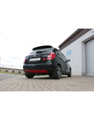 Skoda Fabia RS 5J berlina Silenziatore posteriore – 160x90 Tipo 38 (Cod. F-SK050031-467)