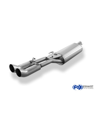 VW Golf III Station Wagon Silenziatore posteriore – 2x76 Tipo 18 (Cod. F-VW052062-166)