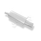Audi 80 Tipo B4 Silenziatore posteriore Ø63,5mm – 135x80 Tipo 53 (Cod. F-AU013012-593)