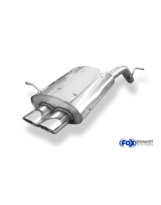 Peugeot 407 – 2,0l 16V Silenziatore posteriore – 2x106x71 Tipo 33 (Cod. F-PE042012-366)