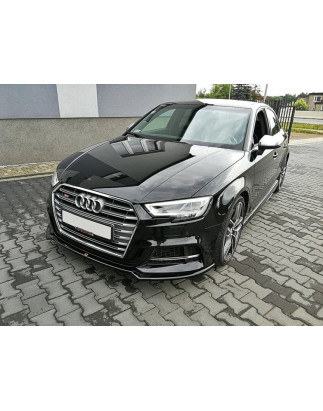 SPLITTER ANTERIORE V.2 Audi S3 / A3 S-Line 8V FL berlina (Cod. M-AU-S3-3F-FD2G)