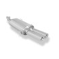 Mazda 323 IV Tipo BG berlina Silenziatore posteriore con flange - (Cod. F-MA020012-070)