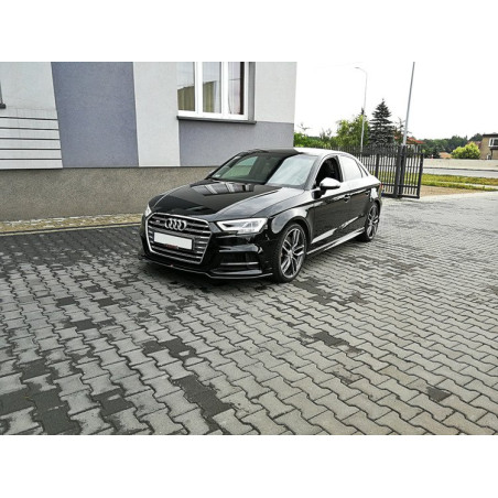 SPLITTER ANTERIORE V.2 Audi S3 / A3 S-Line 8V FL berlina (Cod. M-AU-S3-3F-FD2G)