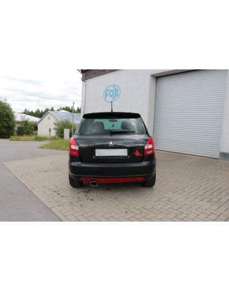 Skoda Fabia RS 5J berlina Silenziatore posteriore – 140x90 Tipo 25 (Cod. F-SK050031-751)