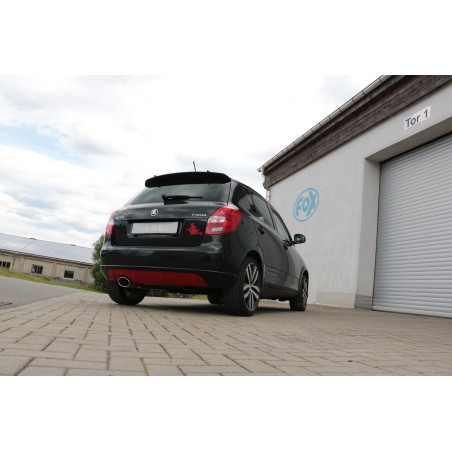 Skoda Fabia RS 5J berlina Silenziatore posteriore – 140x90 Tipo 25 (Cod. F-SK050031-751)