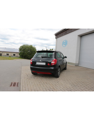 Skoda Fabia RS 5J berlina Silenziatore posteriore – 140x90 Tipo 25 (Cod. F-SK050031-751)