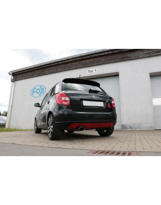 Skoda Fabia RS 5J berlina Silenziatore posteriore – 140x90 Tipo 25 (Cod. F-SK050031-751)