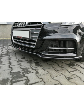 SPLITTER ANTERIORE V.2 Audi S3 / A3 S-Line 8V FL berlina (Cod. M-AU-S3-3F-FD2G)
