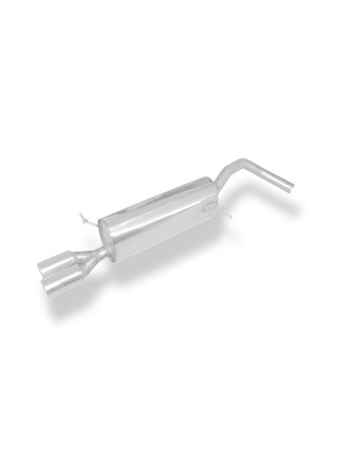 Skoda Fabia RS 5J berlina Silenziatore posteriore – 2x76 Tipo 13 (Cod. F-SK051001-068)