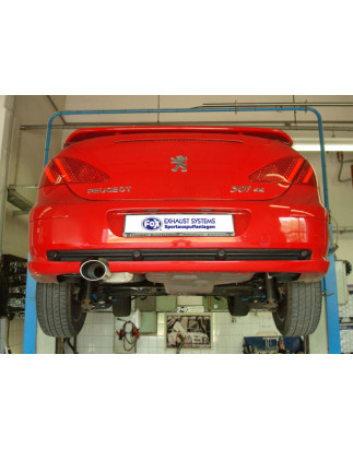 Peugeot 307cc Silenziatore posteriore – 129x106 Tipo 32 (Cod. F-PE031061-349)
