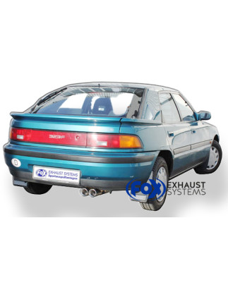 Mazda 323 Tipo BG/ MX3 Tipo EC Silenziatore posteriore con flange – 2x (Cod. F-MA020002-070)