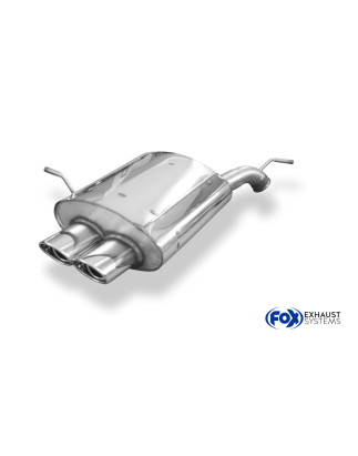 Peugeot 407 – 2,2l 16V Silenziatore posteriore – 2x106x71 Tipo 33 (Cod. F-PE042002-366)