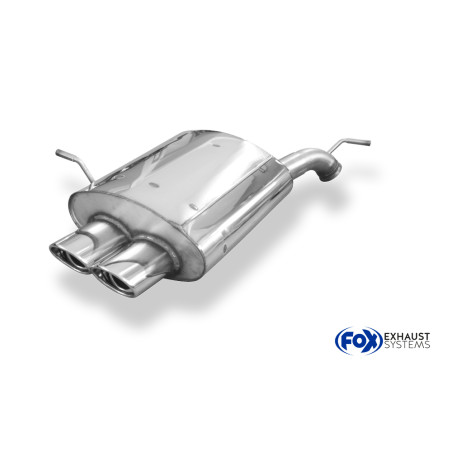 Peugeot 407 – 2,2l 16V Silenziatore posteriore – 2x106x71 Tipo 33 (Cod. F-PE042002-366)