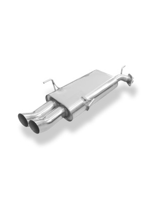 Opel Vectra B – 1994`-9/1999` Silenziatore posteriore Ø55mm – 2x76 ty (Cod. F-OP051032-166)
