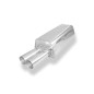 Audi 80 Tipo B4 Silenziatore posteriore Ø63,5mm – 2x76 Tipo 10 (Cod. F-AU013012-008)
