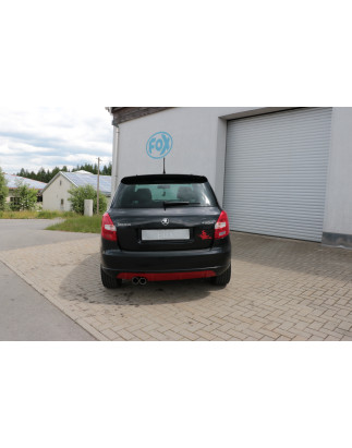 Skoda Fabia RS 5J berlina Silenziatore posteriore – 2x76 Tipo 25 (Cod. F-SK050031-288)
