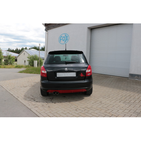Skoda Fabia RS 5J berlina Silenziatore posteriore – 2x76 Tipo 25 (Cod. F-SK050031-288)