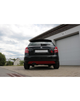 Skoda Fabia RS 5J berlina Silenziatore posteriore – 2x76 Tipo 25 (Cod. F-SK050031-288)