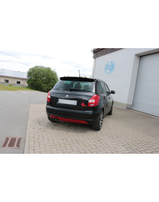 Skoda Fabia RS 5J berlina Silenziatore posteriore – 2x76 Tipo 25 (Cod. F-SK050031-288)