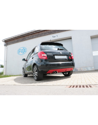 Skoda Fabia RS 5J berlina Silenziatore posteriore – 2x76 Tipo 25 (Cod. F-SK050031-288)