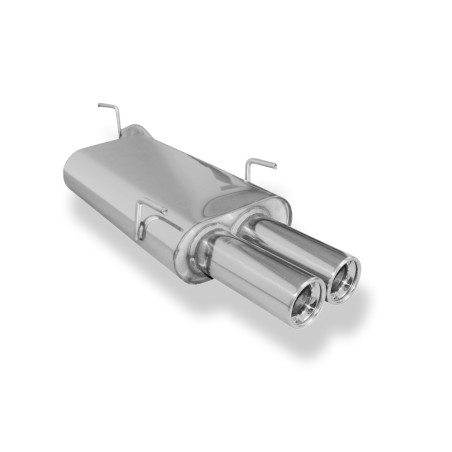 Opel Vectra B – Bj. ab 9/99` Silenziatore posteriore Ø55mm – 2x80 tipo (Cod. F-OP051042-070)
