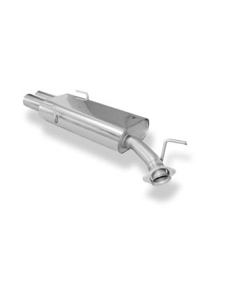 Opel Vectra B – Bj. ab 9/99` Silenziatore posteriore Ø55mm – 2x80 tipo (Cod. F-OP051042-070)
