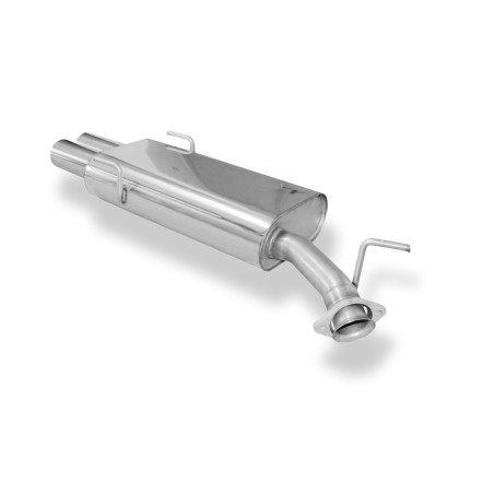 Opel Vectra B – Bj. ab 9/99` Silenziatore posteriore Ø55mm – 2x80 tipo (Cod. F-OP051042-070)