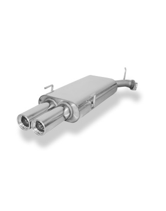 Opel Vectra B – Bj. ab 9/99` Silenziatore posteriore Ø55mm – 2x80 tipo (Cod. F-OP051042-070)