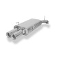 Opel Vectra B – Bj. ab 9/99` Silenziatore posteriore Ø55mm – 2x80 tipo (Cod. F-OP051042-070)