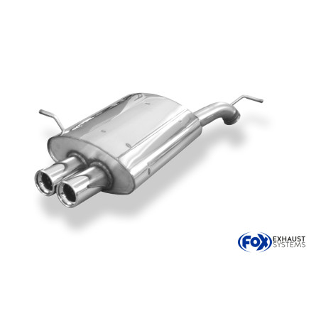 Peugeot 407 – 2,2l 16V Silenziatore posteriore – 2x80 Tipo 13 (Cod. F-PE042002-070)