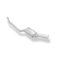 Audi Urquattro Silenziatore anteriore Ø70mm (Cod. F-AU010040-VSD)