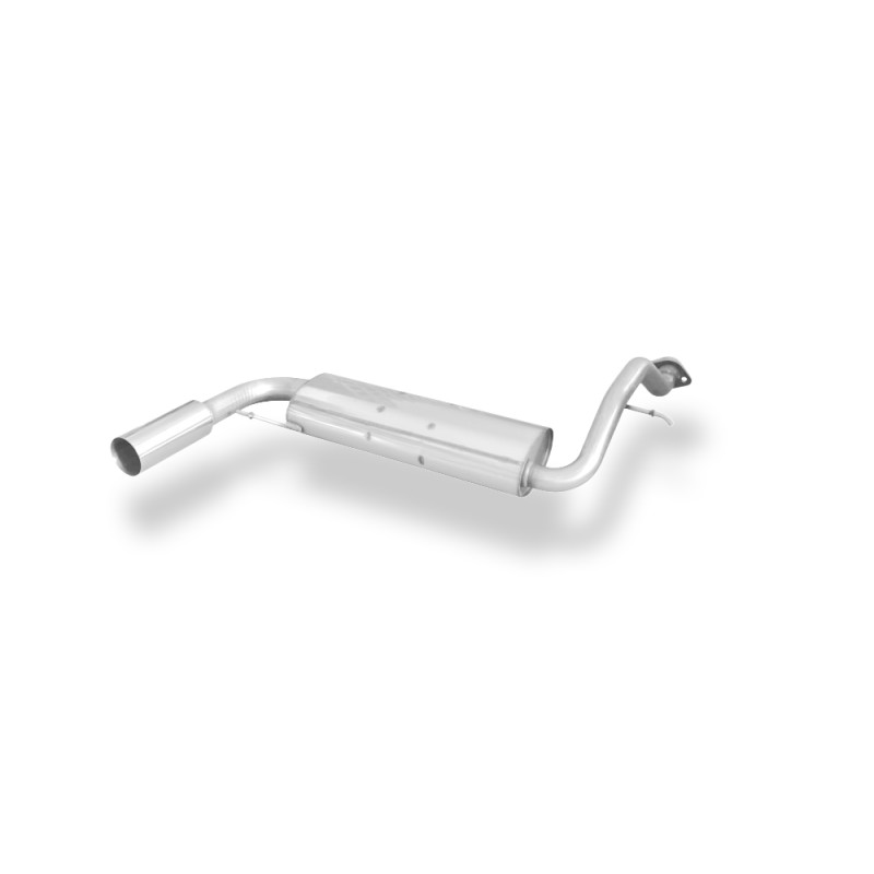 Honda Civic 4 + CRX II – EC8 EC9 ED6 ED7 ED9 Silenziatore posteriore trasversale – 1x76 Tipo 10 
