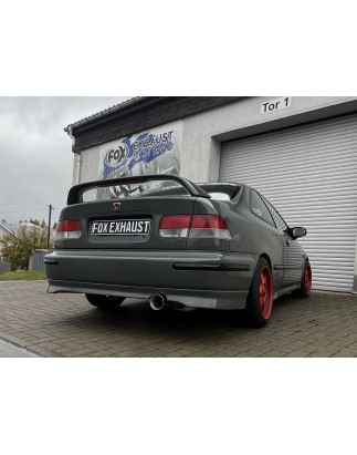 Honda Civic 6 – EJ6 Coupé Silenziatore posteriore einflutig – 1x100 Tipo 24 (Cod. F-HO146011-27