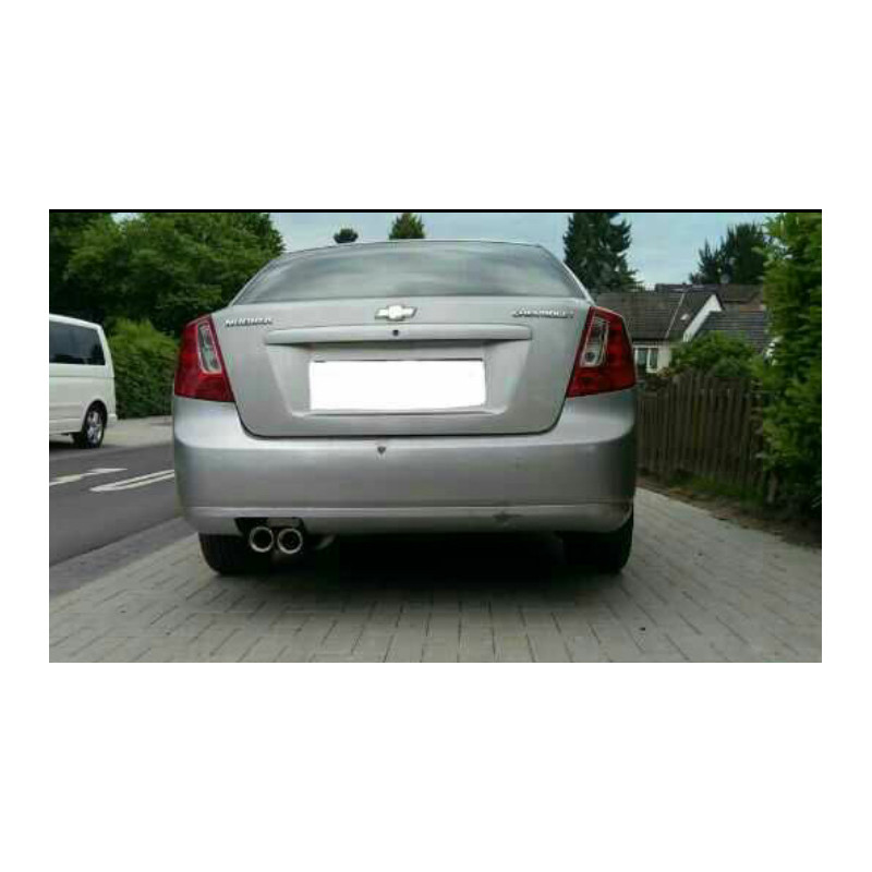 Deawoo Lacetti – notchback Silenziatore posteriore – 2x80 Tipo 13 (Cod. F-DE010022-070)
