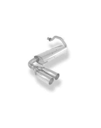 Honda Civic 4 + CRX II – EC8 EC9 ED6 ED7 ED9 Silenziatore posteriore trasversale – 2x90 Tipo 10 