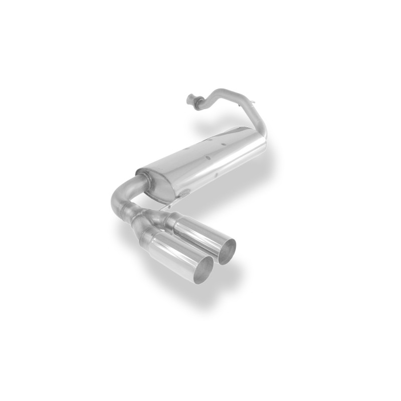 Honda Civic 4 + CRX II – EC8 EC9 ED6 ED7 ED9 Silenziatore posteriore trasversale – 2x90 Tipo 10 